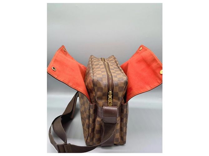 Borsa Louis Vuitton Naviglio Damier Ebene - vista 9