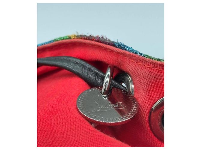 Borsa a mano Christian Louboutin Marie Jane in pelle con borchie - vista 11