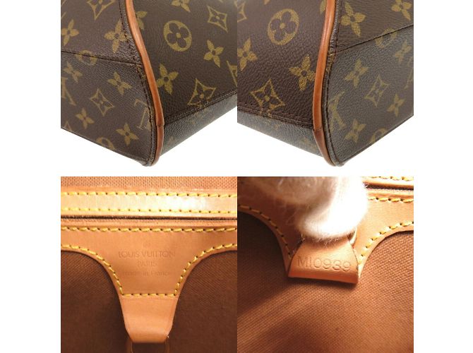 Borsa a mano Monogram Ellipse MM Louis Vuitton Marrone - vista 10