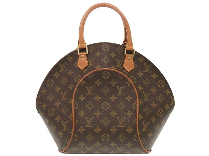 Borsa a mano Monogram Ellipse MM Louis Vuitton Marrone - vista 2