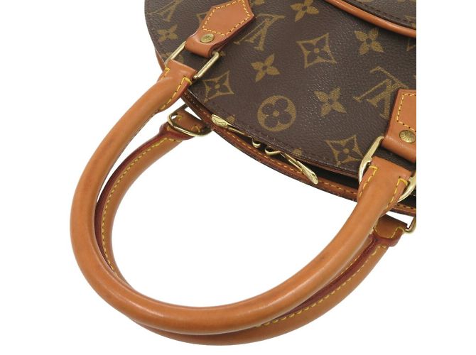 Borsa a mano Monogram Ellipse MM Louis Vuitton Marrone - vista 7