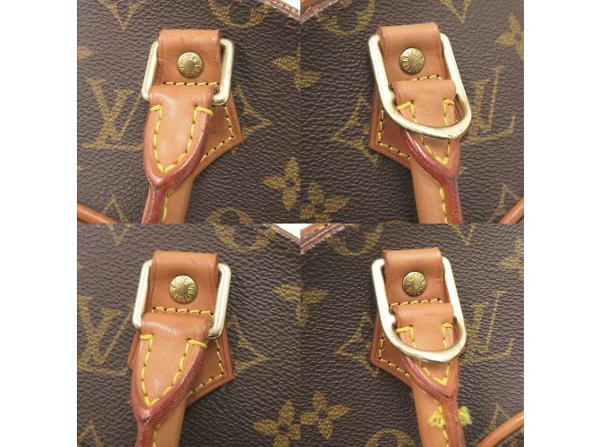 Borsa a mano Monogram Ellipse MM Louis Vuitton Marrone - vista 9