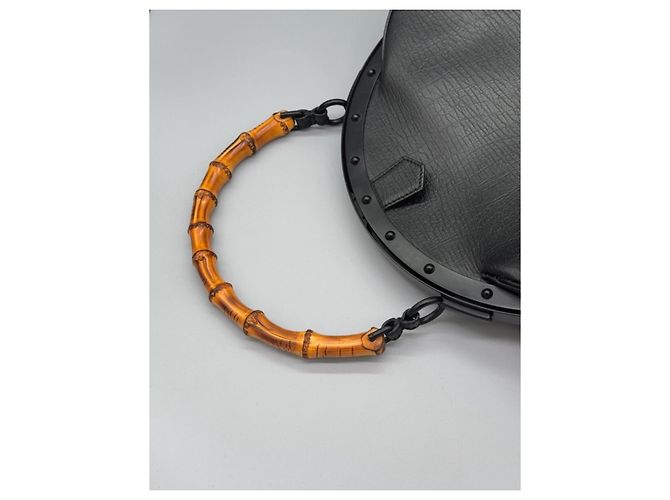 Gucci Tom Ford Bamboo Handtasche Schwarz - Ansicht 5