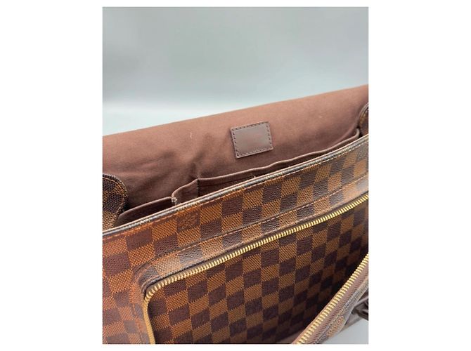 Borsa Louis Vuitton Damier Mervil Marrone Pelle - vista 12