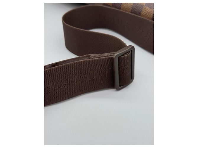 Borsa Louis Vuitton Damier Mervil Marrone Pelle - vista 7