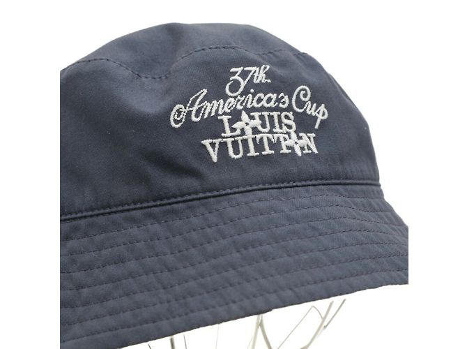 Cappello bucket reversibile Damier Flags Louis Vuitton Bianco Rosso Blu navy - vista 5