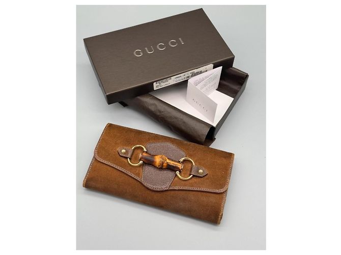 Cartera Gucci Marrón Bambú Castaño - vista 4