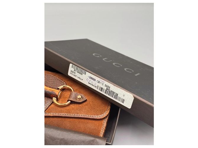 Cartera Gucci Marrón Bambú Castaño - vista 5