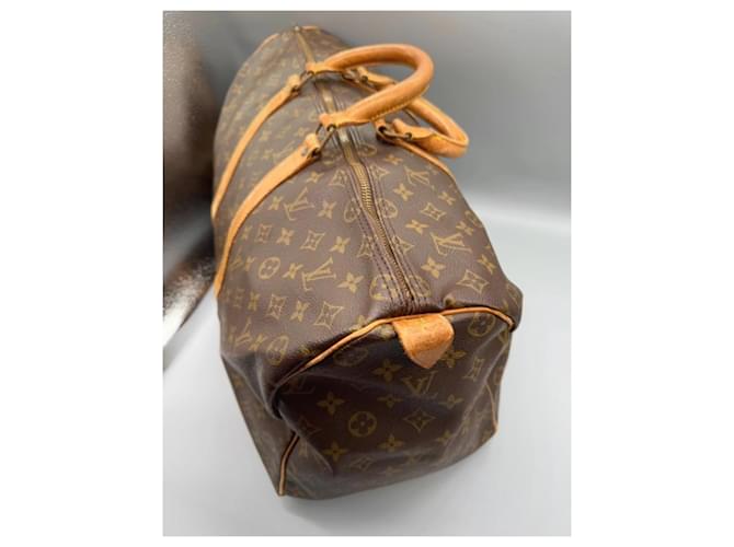 Louis Vuitton Borsa Boston Keepall 50 Monogram Marrone - vista 8