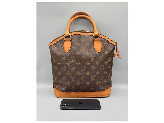 Louis Vuitton Monogram Lockit Vertical PM Tasche Braun - Ansicht 2