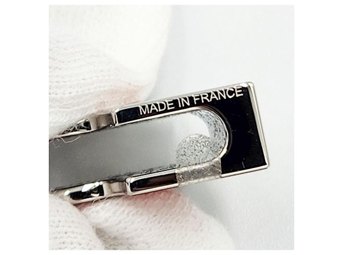 Ring Anello Twilly Gadlige di Hermès Argento Arancione - vista 6