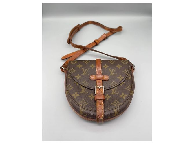 Louis Vuitton Borsa a Spalla Monogram Chantilly GM Marrone - vista 10