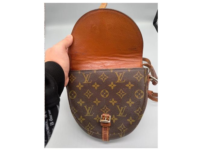 Louis Vuitton Borsa a Spalla Monogram Chantilly GM Marrone - vista 12