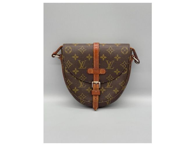 Louis Vuitton Borsa a Spalla Monogram Chantilly GM Marrone - vista 2