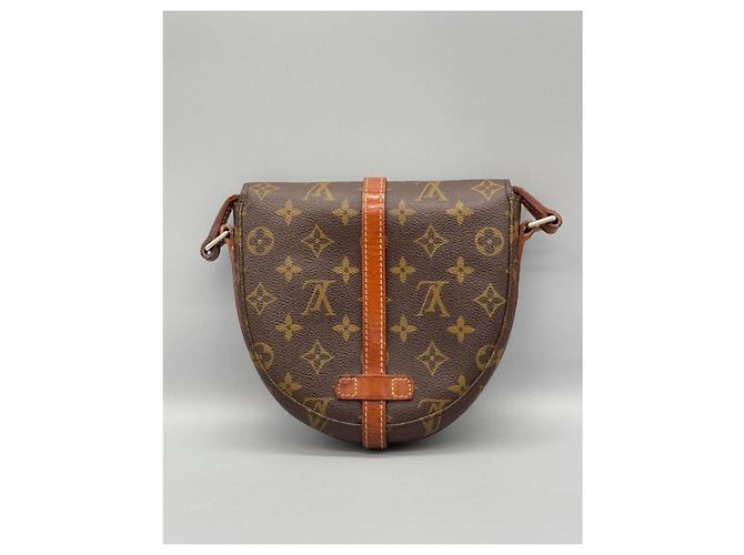 Louis Vuitton Borsa a Spalla Monogram Chantilly GM Marrone - vista 3