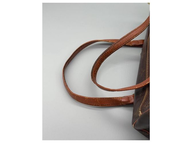 Louis Vuitton Papillon 30 Borsa a mano in pelle marrone - vista 7