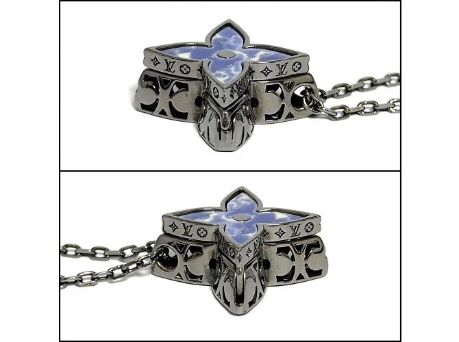 Collier pendentif fleur pour homme Louis Vuitton - vue 4
