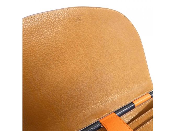 Hermès Borsa a Spalla HERMES SAUT HERMES Rosso Arancione - vista 9