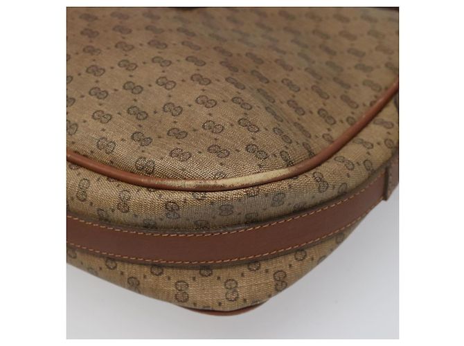 GUCCI Micro GG Canvas Schultertasche PVC Beige Auth ep7320 - Ansicht 16
