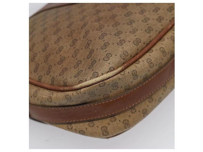 GUCCI Micro GG Canvas Schultertasche PVC Beige Auth ep7320 - Ansicht 17