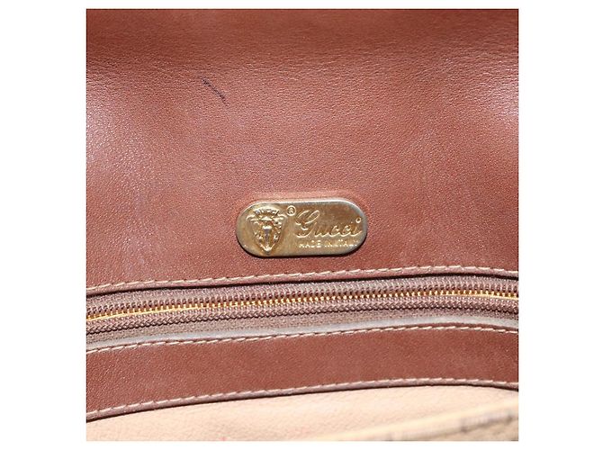 GUCCI Micro GG Canvas Schultertasche PVC Beige Auth ep7320 - Ansicht 19