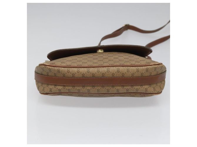 GUCCI Micro GG Canvas Schultertasche PVC Beige Auth ep7320 - Ansicht 5