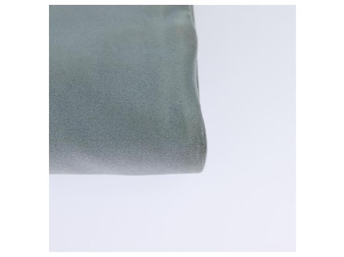 Estuche de joyería PRADA de nylon azul claro plateado auténtico mr1000 - vista 15