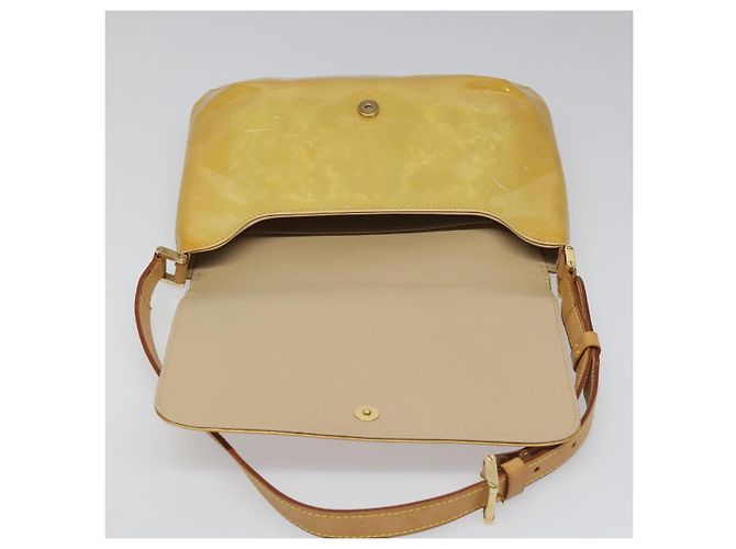 LOUIS VUITTON Bolsa Thompson Street Monogram Vernis Beige M91301 LV Auth hk1982 - vista 10