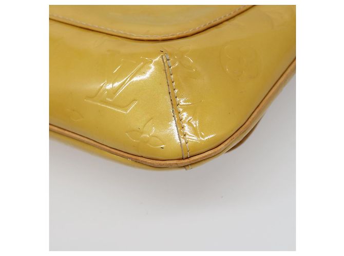 LOUIS VUITTON Bolsa Thompson Street Monogram Vernis Beige M91301 LV Auth hk1982 - vista 15