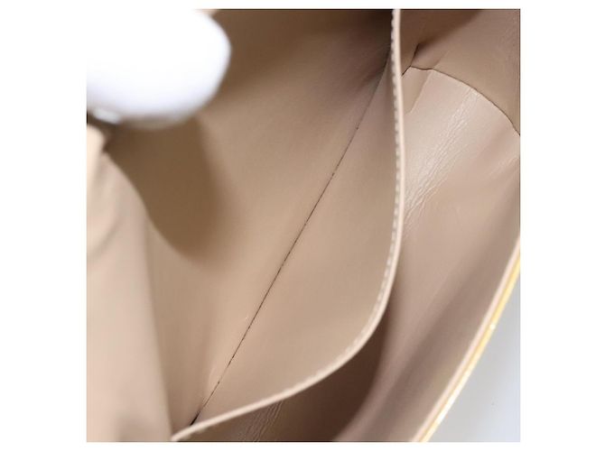 LOUIS VUITTON Bolsa Thompson Street Monogram Vernis Beige M91301 LV Auth hk1982 - vista 20
