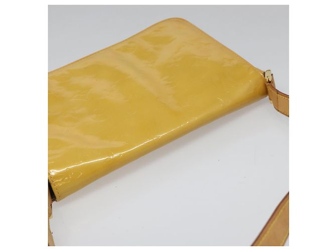 LOUIS VUITTON Bolsa Thompson Street Monogram Vernis Beige M91301 LV Auth hk1982 - vista 6