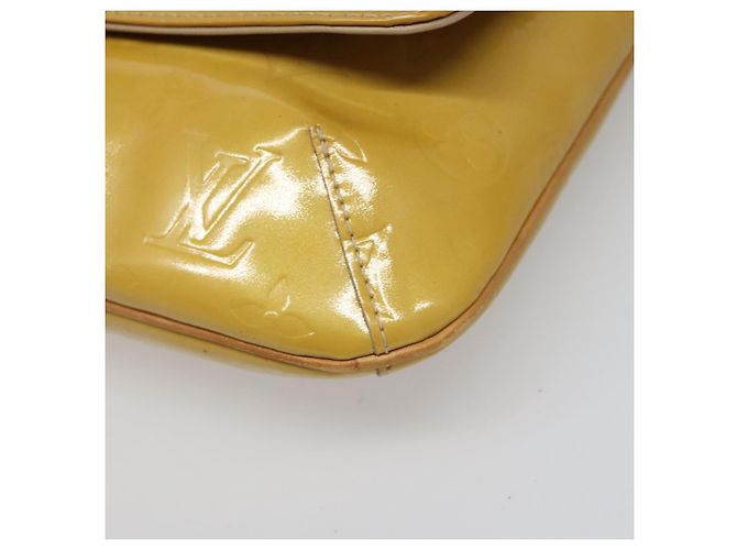 LOUIS VUITTON Bolsa Thompson Street Monogram Vernis Beige M91301 LV Auth hk1982 - vista 9