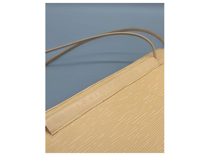 Borsa Louis Vuitton Epi Saint Tropez Pelle Beige Chiaro - vista 4