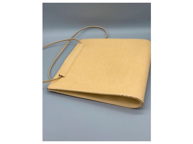 Borsa Louis Vuitton Epi Saint Tropez Pelle Beige Chiaro - vista 7