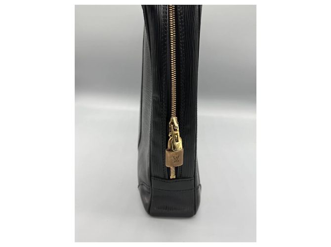 Louis Vuitton Malette en cuir Epi Noir - vue 4