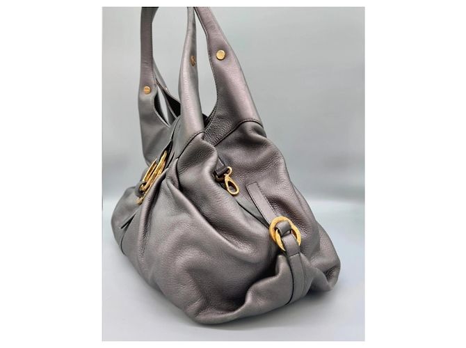 Borsa a mano Bulgari Chandra in pelle nera - vista 6