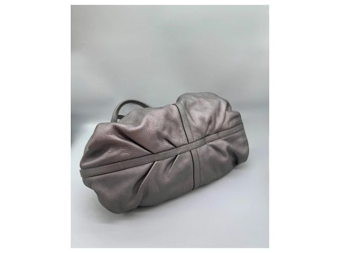Borsa a mano Bulgari Chandra in pelle nera - vista 7