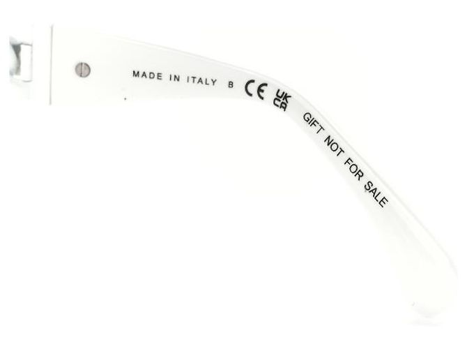 CHANEL Nuevas gafas de sol blancas con estuche y caja/ Gafas de sol de cadena de acetato 5465-Q Blanco - vista 6
