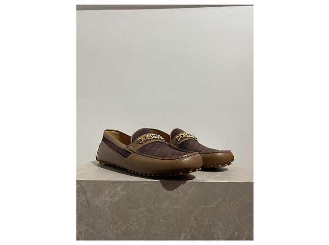 Scarpe GUCCI T.EU 46.5 in Pelle Marrone - vista 2