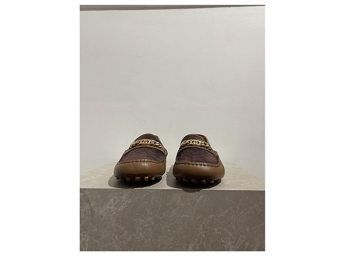 Scarpe GUCCI T.EU 46.5 in Pelle Marrone - vista 3