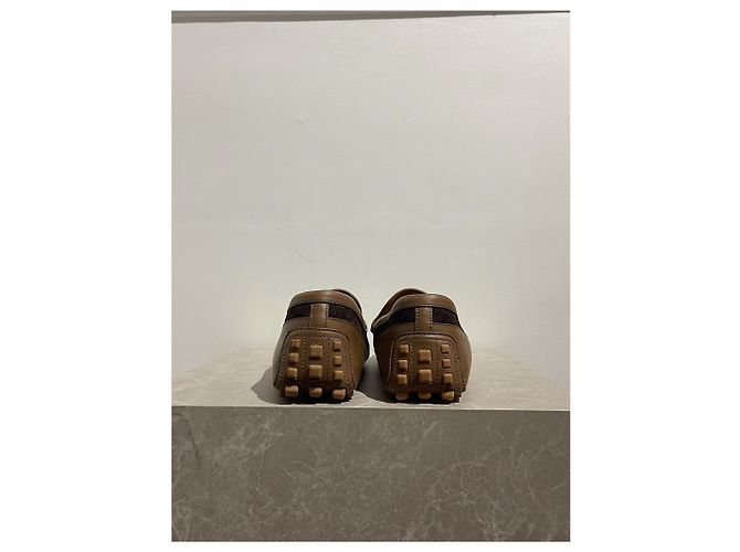 Scarpe GUCCI T.EU 46.5 in Pelle Marrone - vista 4
