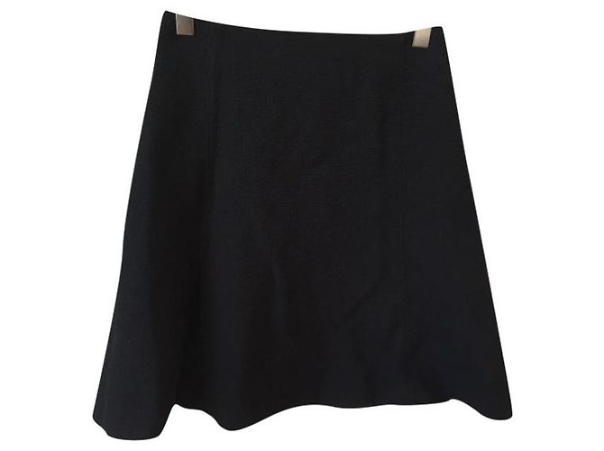 Faldas CARVEN T.International M Lana Negro - vista 7