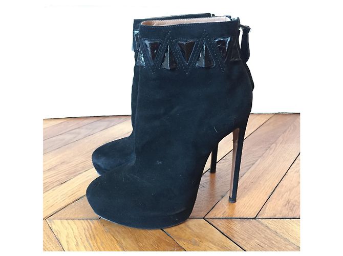 Alaïa Stivaletti ALAIA T.EU 37 Camoscio Nero - vista 2