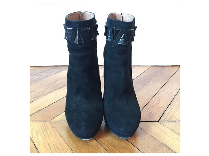 Alaïa Stivaletti ALAIA T.EU 37 Camoscio Nero - vista 3