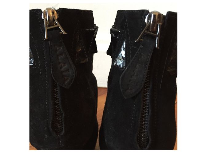 Alaïa Stivaletti ALAIA T.EU 37 Camoscio Nero - vista 6