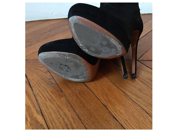 Alaïa Stivaletti ALAIA T.EU 37 Camoscio Nero - vista 8