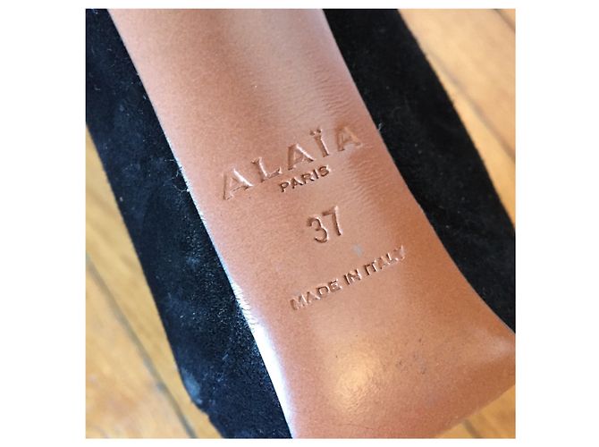Alaïa Stivaletti ALAIA T.EU 37 Camoscio Nero - vista 9