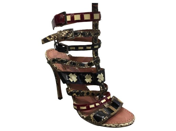 Alaïa Sandali ALAIA T.EU 37 Pelli esotiche Multicolore - vista 7