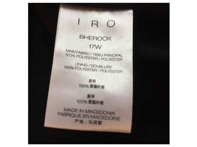 IRO Tops T.International XS Polyester Schwarz - Ansicht 7