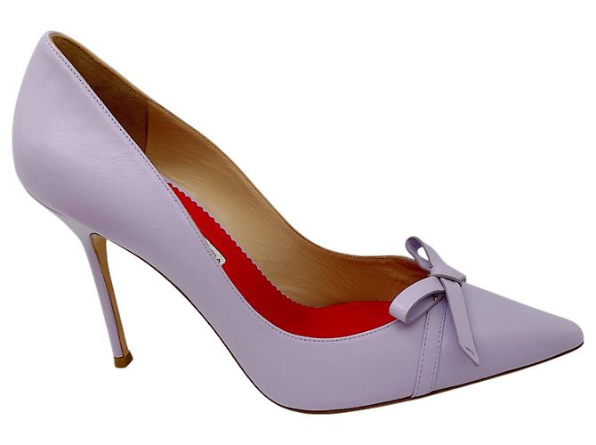 Lederpumps mit Lavendel-Schleifendetail von Carolina Herrera - Ansicht 2